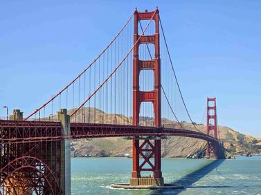 California, USA. Golden Gate Bridge and scenic coastal views.