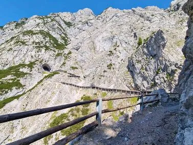 Eisriesenwelt Travel Guide: Entrance to the world's largest ice cave nestled in the Austrian Alps.